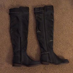 Black Thigh High/ Over the Knee Boots